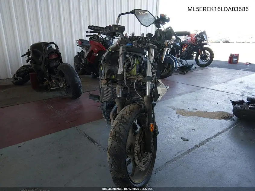 2020 Kawasaki Er650 K VIN: ML5EREK16LDA03686 Lot: 44898768