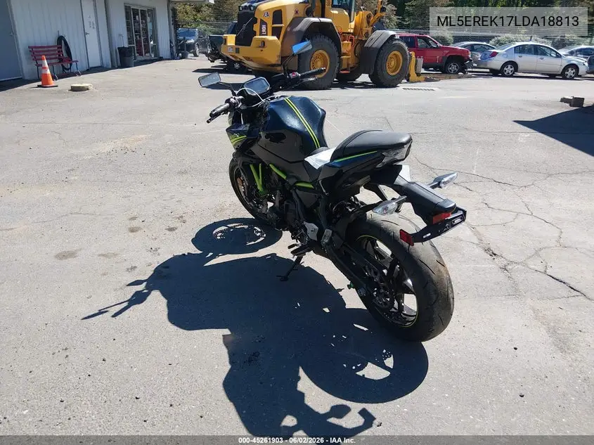 2020 Kawasaki Er650 K VIN: ML5EREK17LDA18813 Lot: 45261903