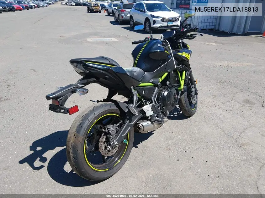 2020 Kawasaki Er650 K VIN: ML5EREK17LDA18813 Lot: 45261903
