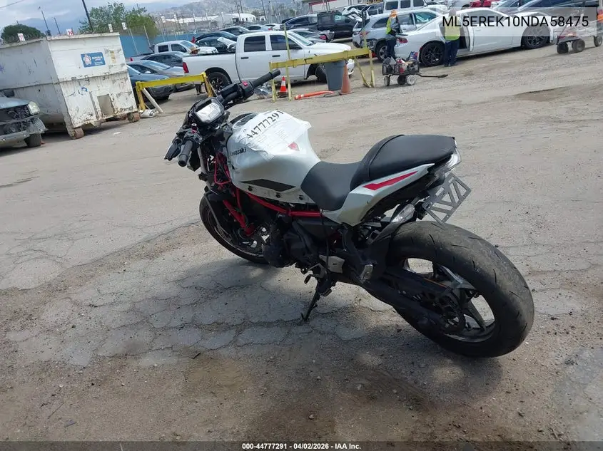2022 Kawasaki Er650 K VIN: ML5EREK10NDA58475 Lot: 44777291