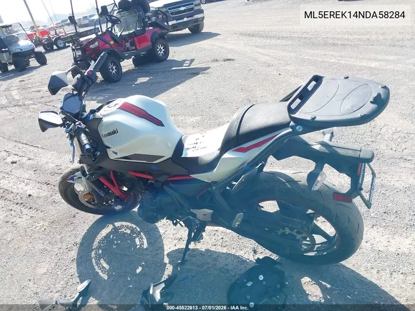 2022 Kawasaki Er650 K VIN: ML5EREK14NDA58284 Lot: 45522613