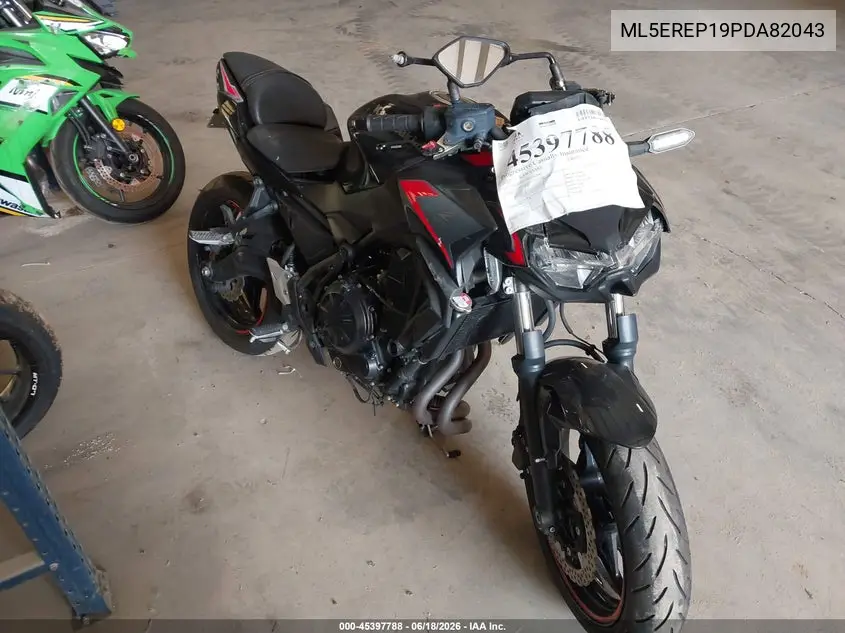 2023 Kawasaki Er650 P VIN: ML5EREP19PDA82043 Lot: 45397788