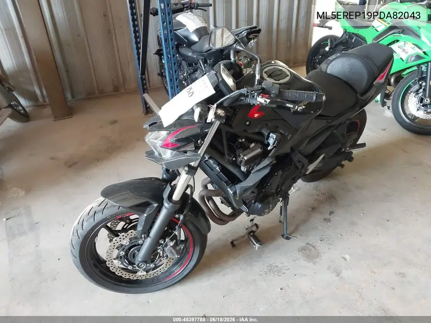 2023 Kawasaki Er650 P VIN: ML5EREP19PDA82043 Lot: 45397788