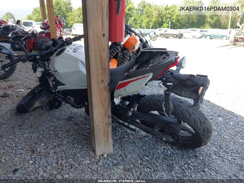 2023 Kawasaki Er400 D VIN: JKAERKD16PDAM0304 Lot: 45531169