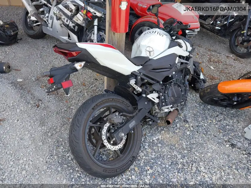 2023 Kawasaki Er400 D VIN: JKAERKD16PDAM0304 Lot: 45531169