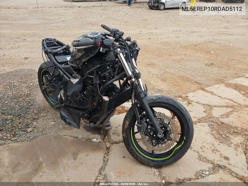 2024 Kawasaki Er650 P VIN: ML5EREP10RDAD5112 Lot: 44537335