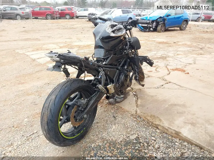 2024 Kawasaki Er650 P VIN: ML5EREP10RDAD5112 Lot: 44537335