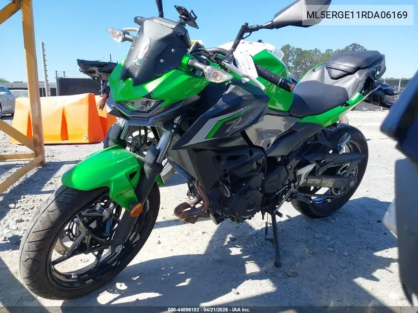 2024 Kawasaki Er500 VIN: ML5ERGE11RDA06169 Lot: 44896102