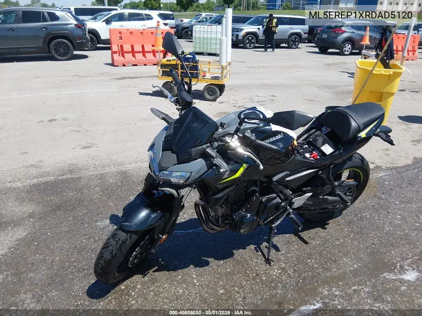 2024 Kawasaki Er650 P VIN: ML5EREP1XRDAD5120 Lot: 45008030