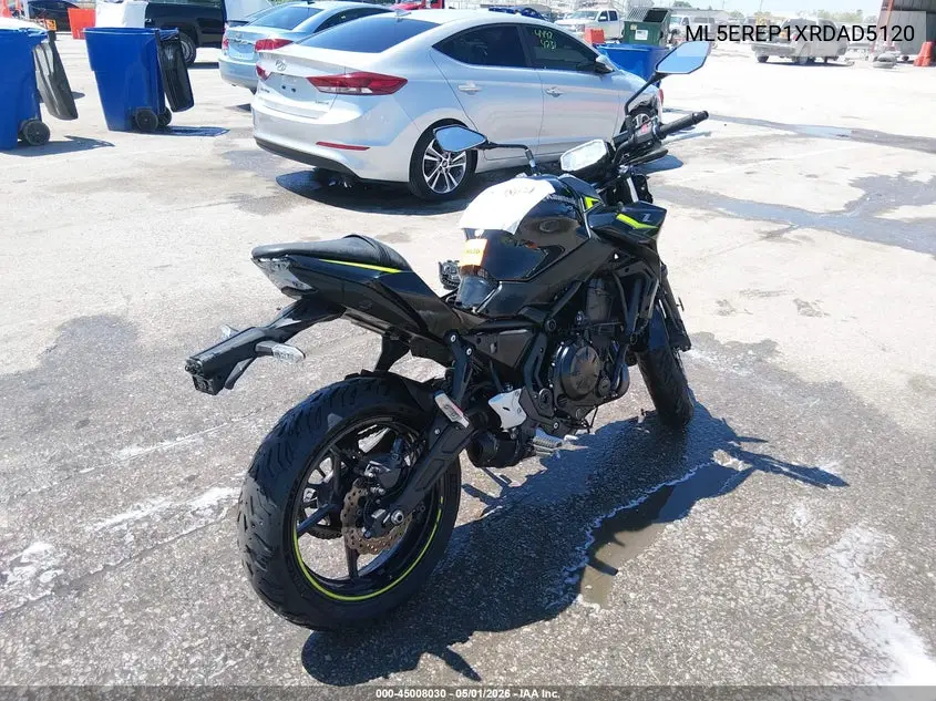 2024 Kawasaki Er650 P VIN: ML5EREP1XRDAD5120 Lot: 45008030