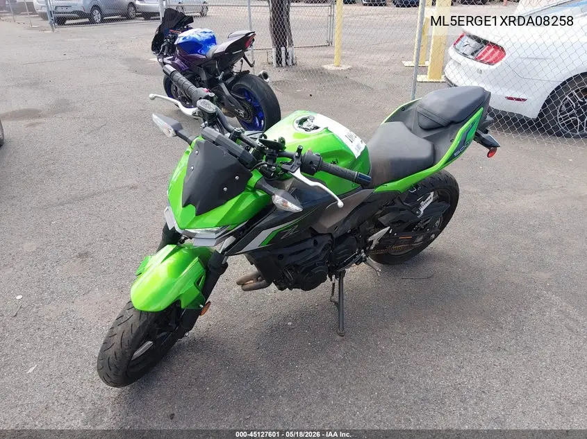2024 Kawasaki Er500 VIN: ML5ERGE1XRDA08258 Lot: 45127601