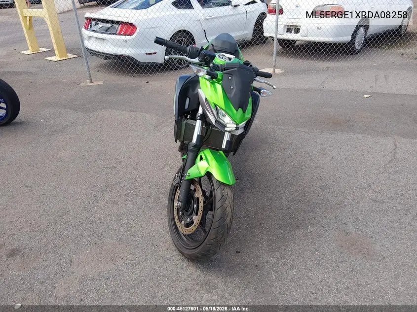 2024 Kawasaki Er500 VIN: ML5ERGE1XRDA08258 Lot: 45127601