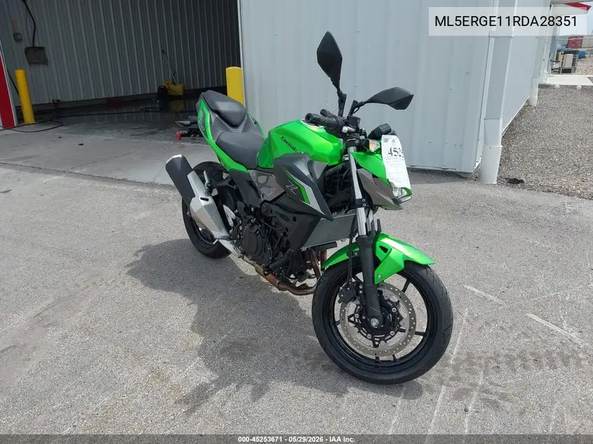 2024 Kawasaki Er500 VIN: ML5ERGE11RDA28351 Lot: 45253671