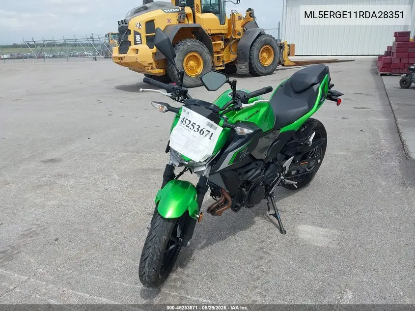 2024 Kawasaki Er500 VIN: ML5ERGE11RDA28351 Lot: 45253671