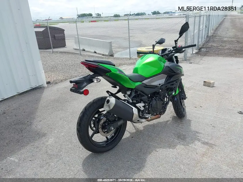 2024 Kawasaki Er500 VIN: ML5ERGE11RDA28351 Lot: 45253671