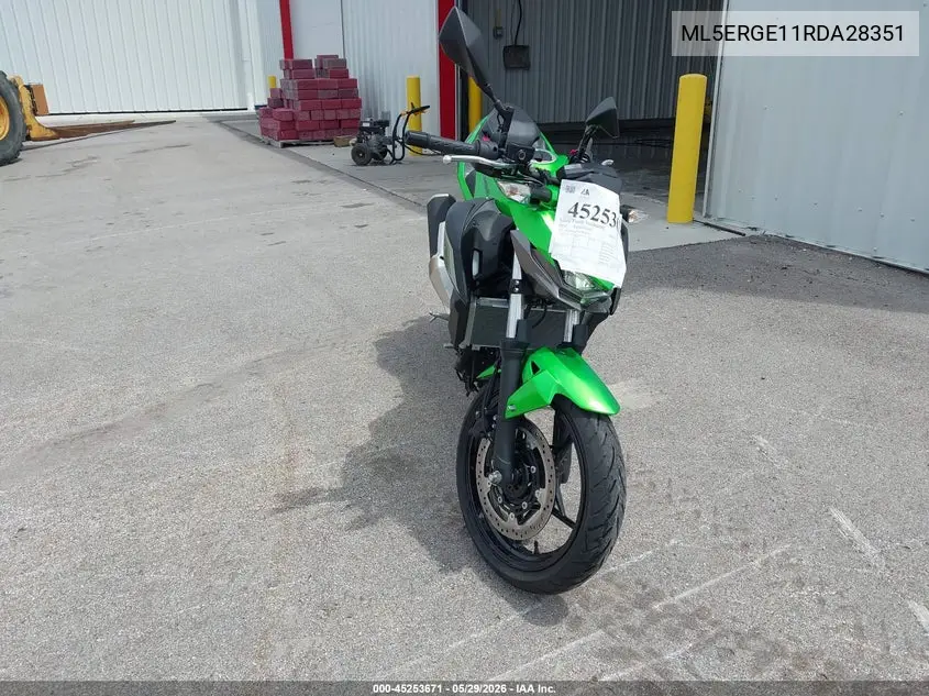 2024 Kawasaki Er500 VIN: ML5ERGE11RDA28351 Lot: 45253671