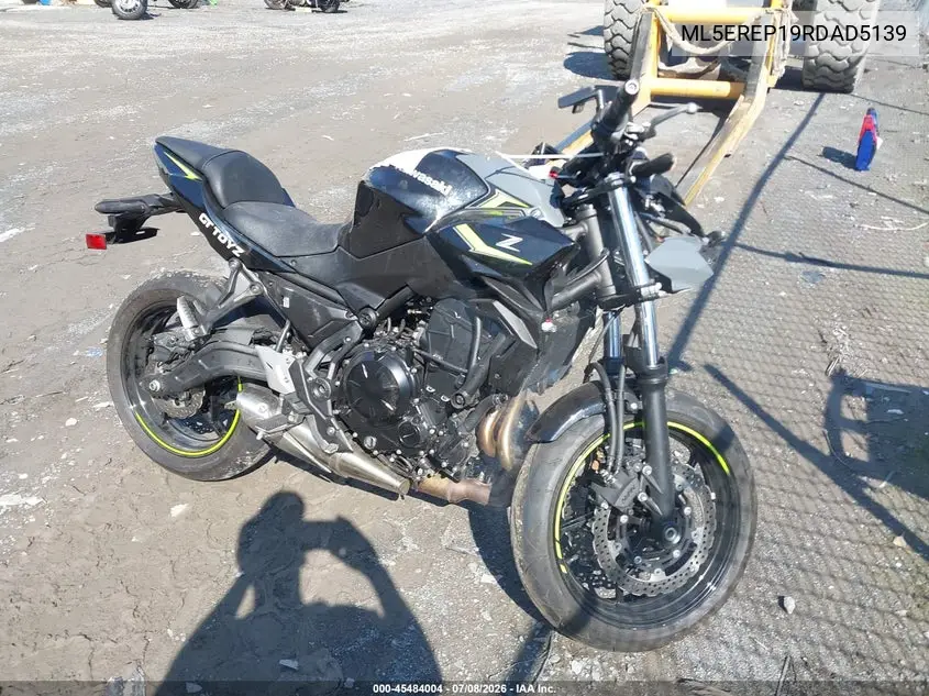 2024 Kawasaki Er650 P VIN: ML5EREP19RDAD5139 Lot: 45484004
