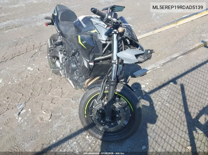 2024 Kawasaki Er650 P VIN: ML5EREP19RDAD5139 Lot: 45484004