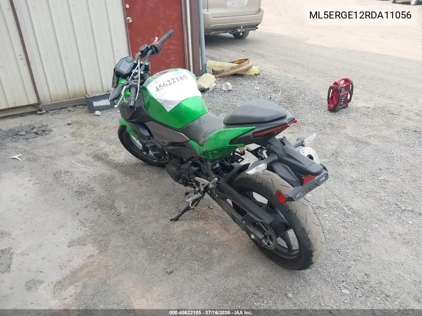 2024 Kawasaki Er500 VIN: ML5ERGE12RDA11056 Lot: 45622185