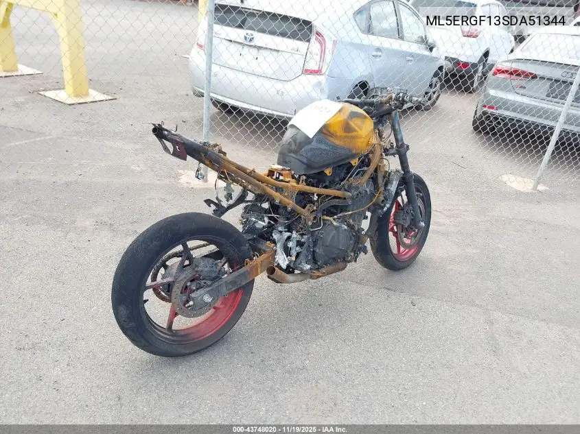 2025 Kawasaki Er500 VIN: ML5ERGF13SDA51344 Lot: 43748020