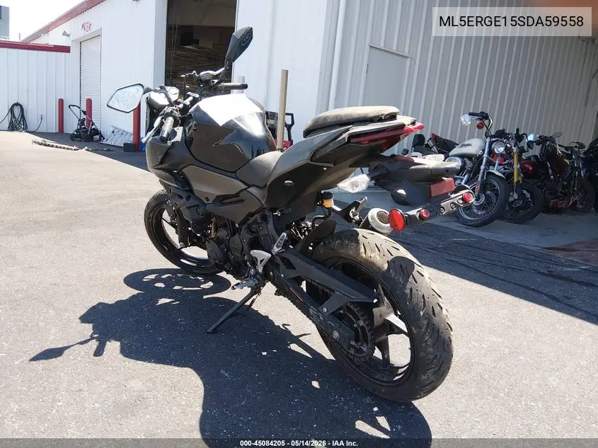 2025 Kawasaki Er500 VIN: ML5ERGE15SDA59558 Lot: 45084205