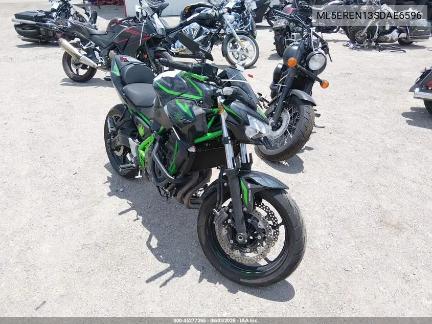 2025 Kawasaki Er650 N VIN: ML5EREN13SDAE6596 Lot: 45277395