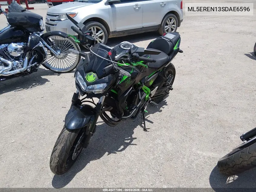 2025 Kawasaki Er650 N VIN: ML5EREN13SDAE6596 Lot: 45277395
