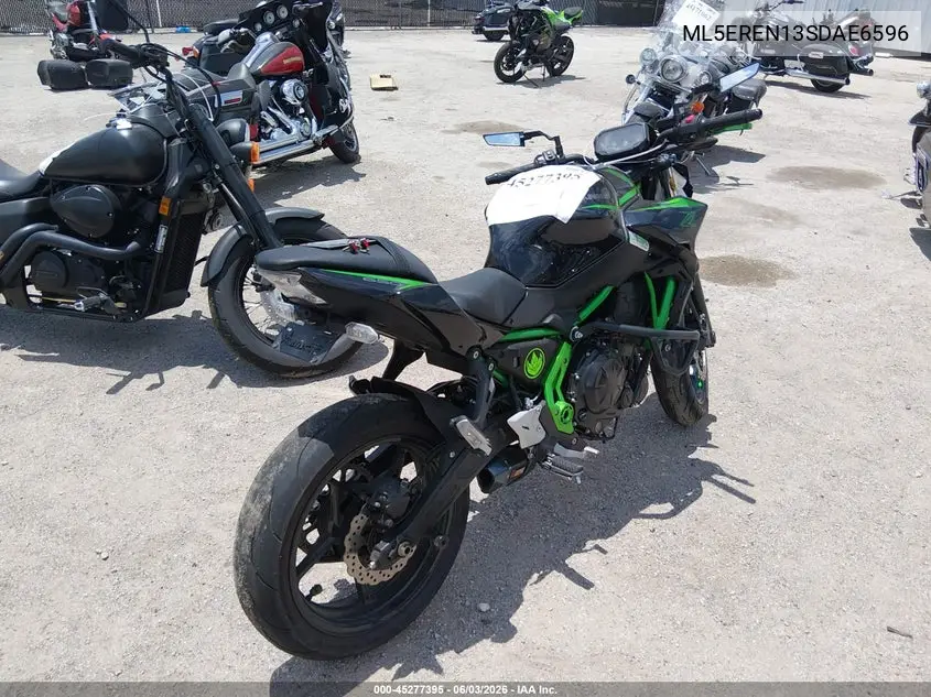 2025 Kawasaki Er650 N VIN: ML5EREN13SDAE6596 Lot: 45277395