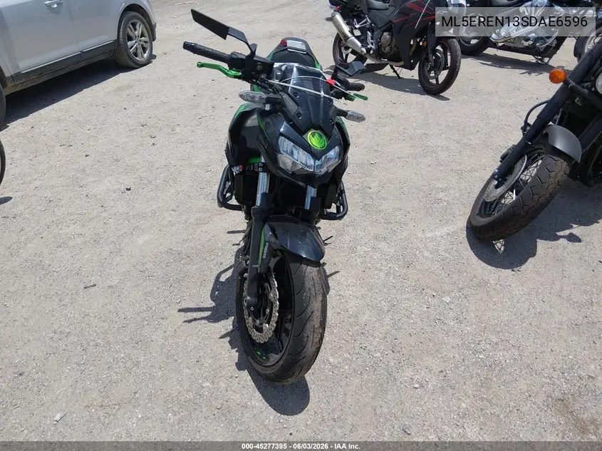 2025 Kawasaki Er650 N VIN: ML5EREN13SDAE6596 Lot: 45277395