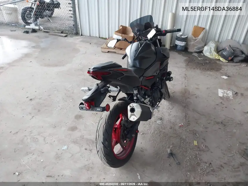 2025 Kawasaki Er500 VIN: ML5ERGF14SDA36884 Lot: 45352230