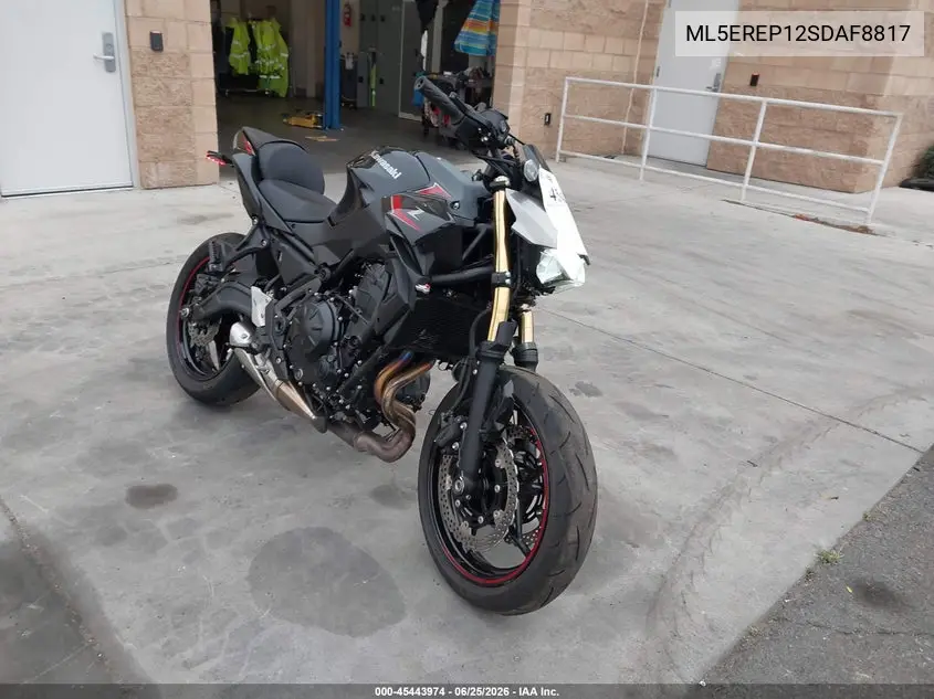 2025 Kawasaki Er650 P VIN: ML5EREP12SDAF8817 Lot: 45443974