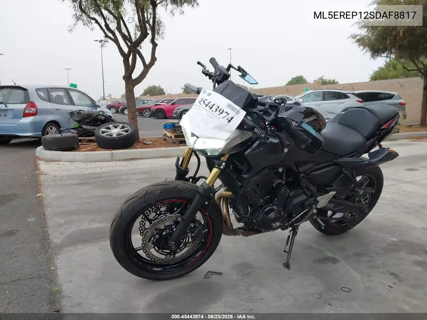 2025 Kawasaki Er650 P VIN: ML5EREP12SDAF8817 Lot: 45443974
