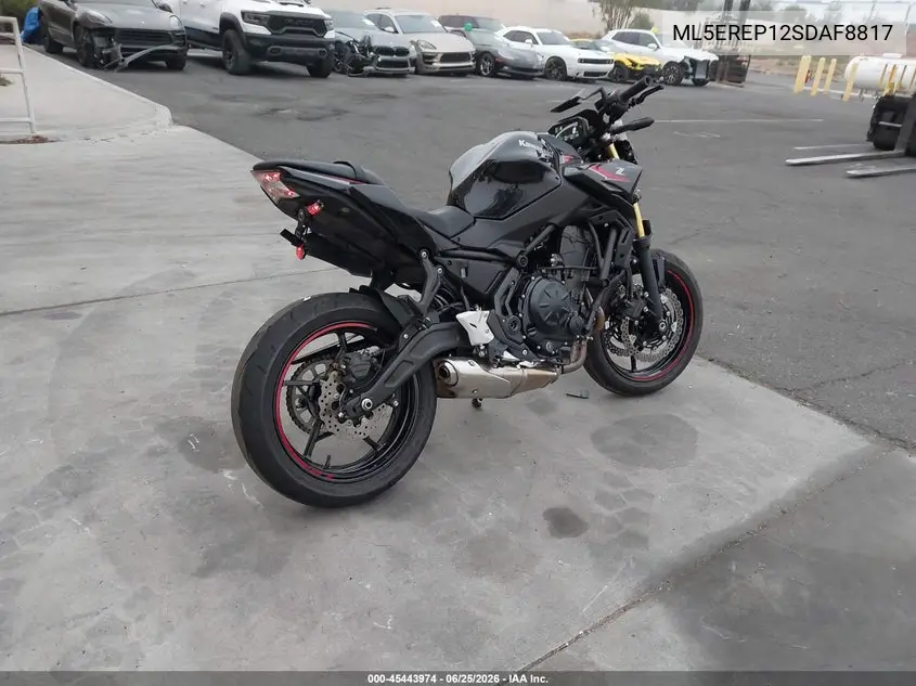 2025 Kawasaki Er650 P VIN: ML5EREP12SDAF8817 Lot: 45443974
