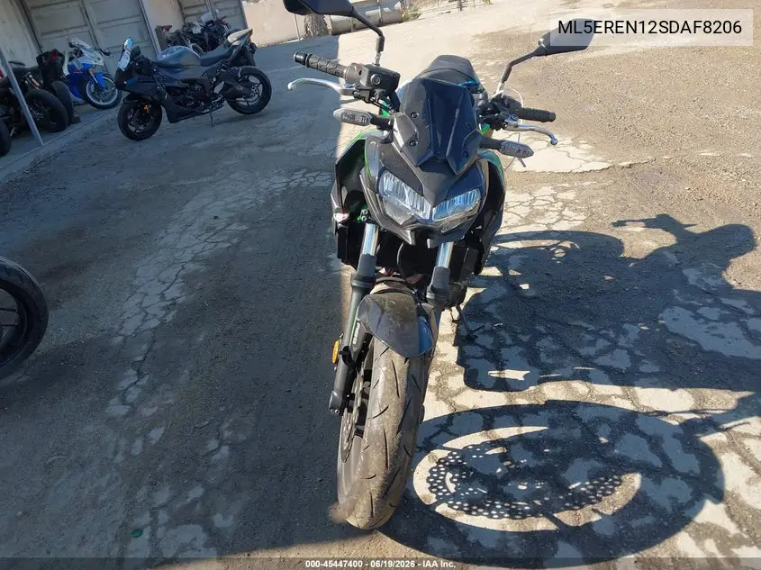 2025 Kawasaki Er650 N VIN: ML5EREN12SDAF8206 Lot: 45447400