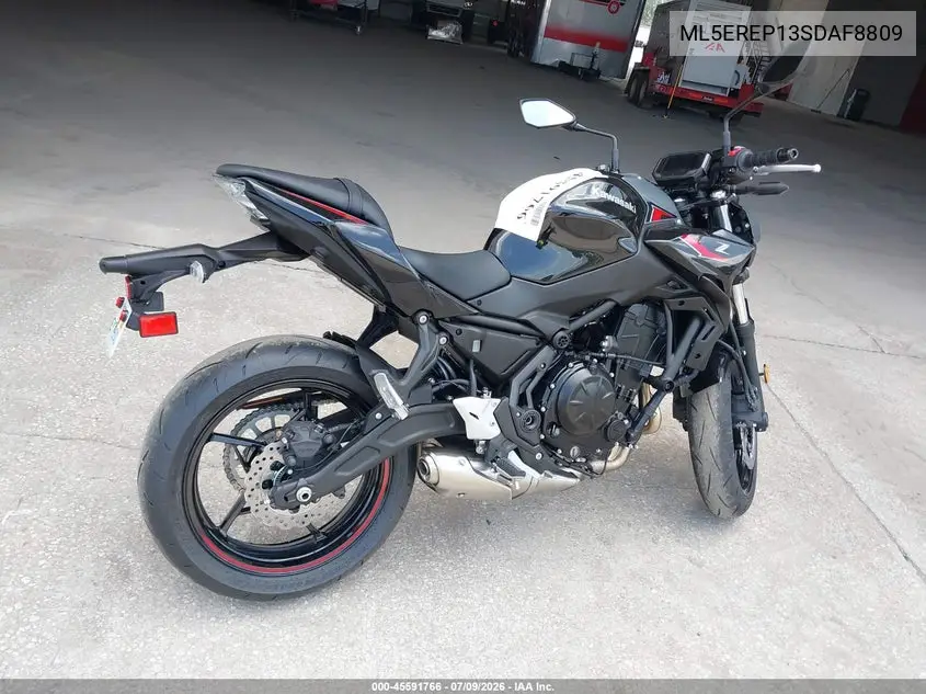 2025 Kawasaki Er650 P VIN: ML5EREP13SDAF8809 Lot: 45591766