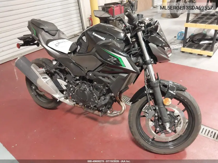 2025 Kawasaki Er500 VIN: ML5ERGE13SDA59557 Lot: 45608278