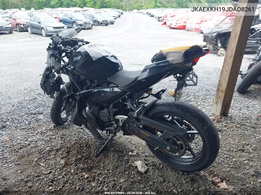 2018 Kawasaki Ex400 VIN: JKAEXKH19JDA08261 Lot: 45179090