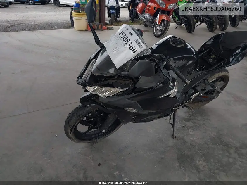 2018 Kawasaki Ex400 VIN: JKAEXKH16JDA06760 Lot: 45208360
