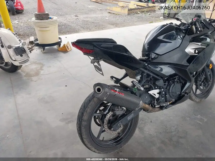 2018 Kawasaki Ex400 VIN: JKAEXKH16JDA06760 Lot: 45208360