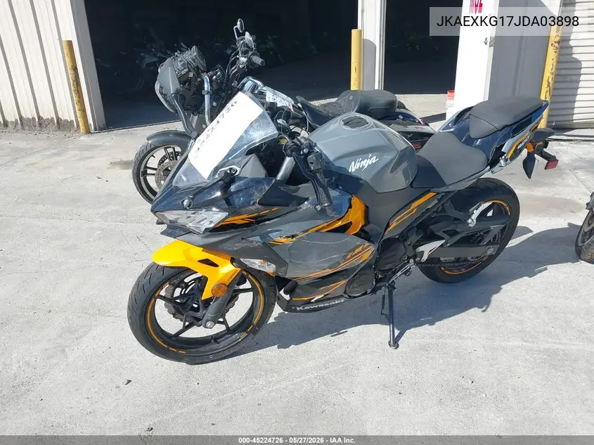 2018 Kawasaki Ex400 VIN: JKAEXKG17JDA03898 Lot: 45224726