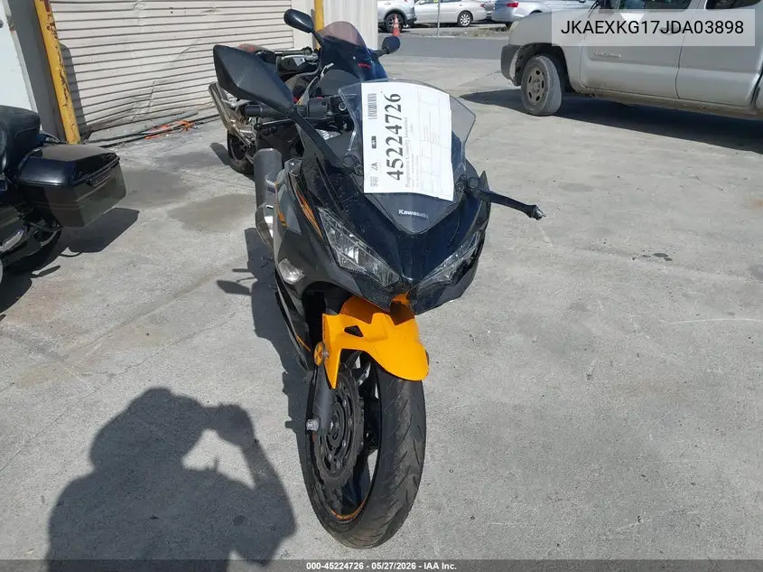 2018 Kawasaki Ex400 VIN: JKAEXKG17JDA03898 Lot: 45224726