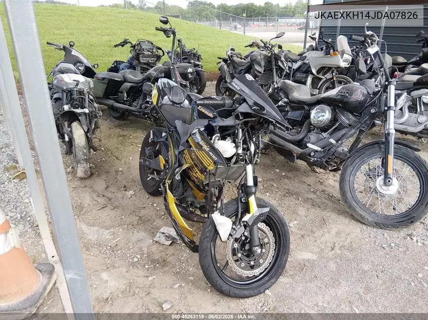 2018 Kawasaki Ex400 VIN: JKAEXKH14JDA07826 Lot: 45263119