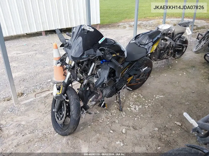 2018 Kawasaki Ex400 VIN: JKAEXKH14JDA07826 Lot: 45263119