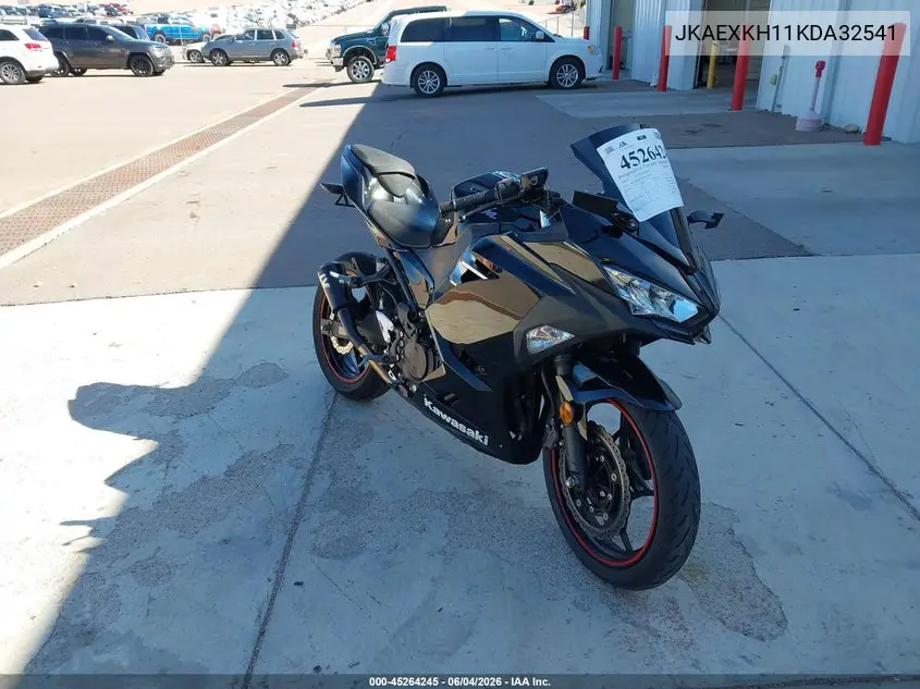 2019 Kawasaki Ex400 VIN: JKAEXKH11KDA32541 Lot: 45264245