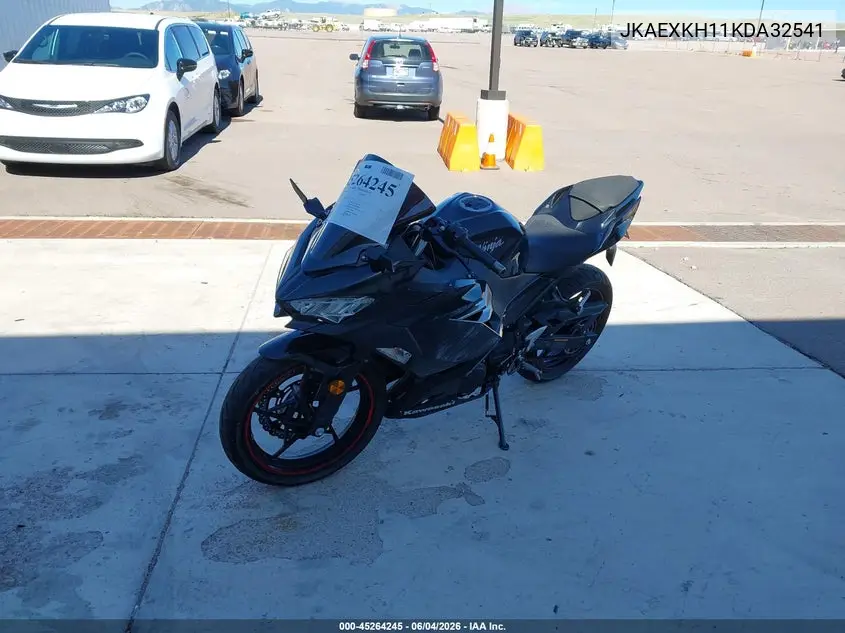 2019 Kawasaki Ex400 VIN: JKAEXKH11KDA32541 Lot: 45264245