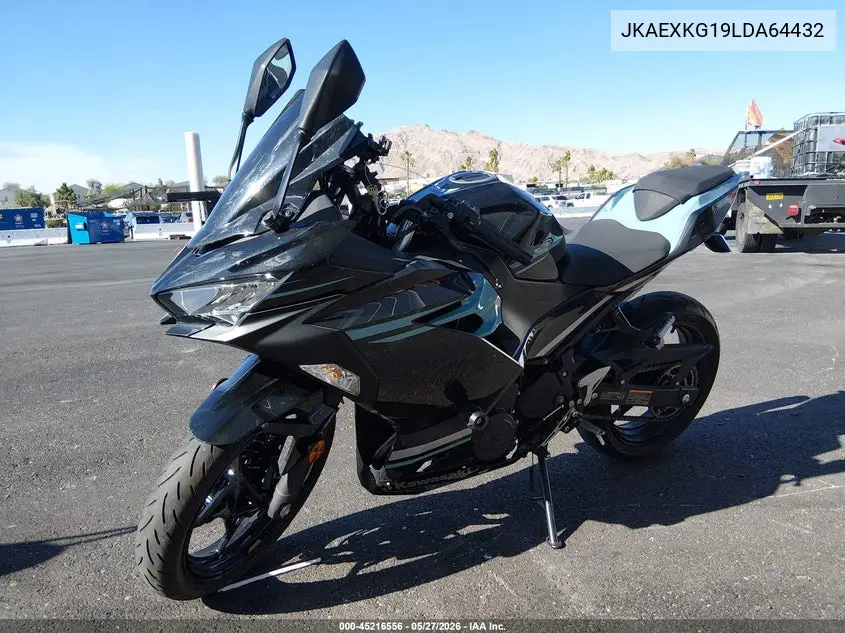 2020 Kawasaki Ex400 VIN: JKAEXKG19LDA64432 Lot: 45216556