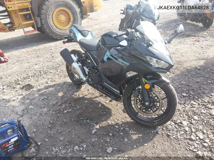 2020 Kawasaki Ex400 VIN: JKAEXKG11LDA64828 Lot: 45481148