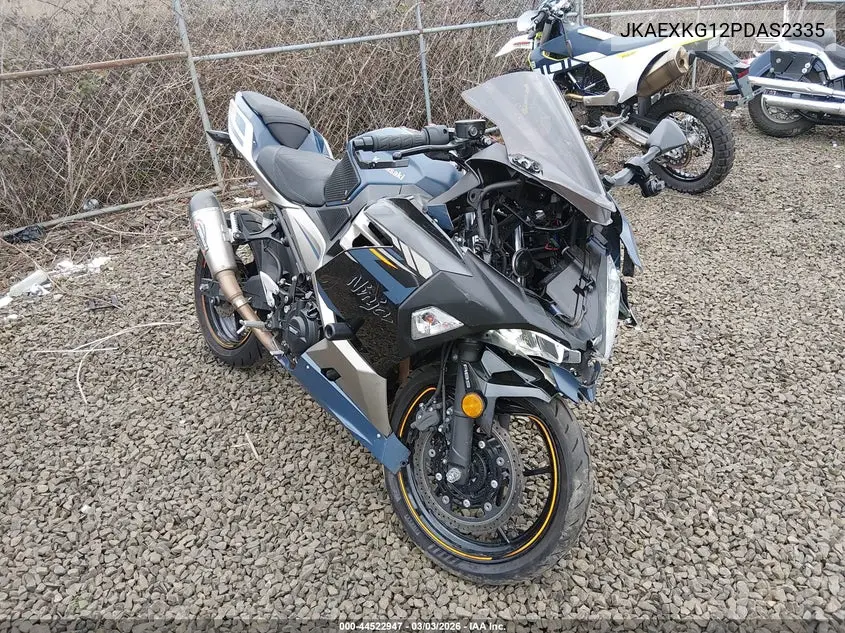 2023 Kawasaki Ex400 VIN: JKAEXKG12PDAS2335 Lot: 44522947