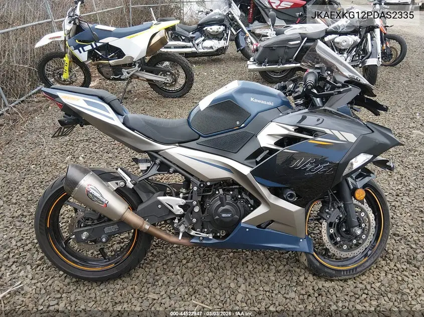 2023 Kawasaki Ex400 VIN: JKAEXKG12PDAS2335 Lot: 44522947