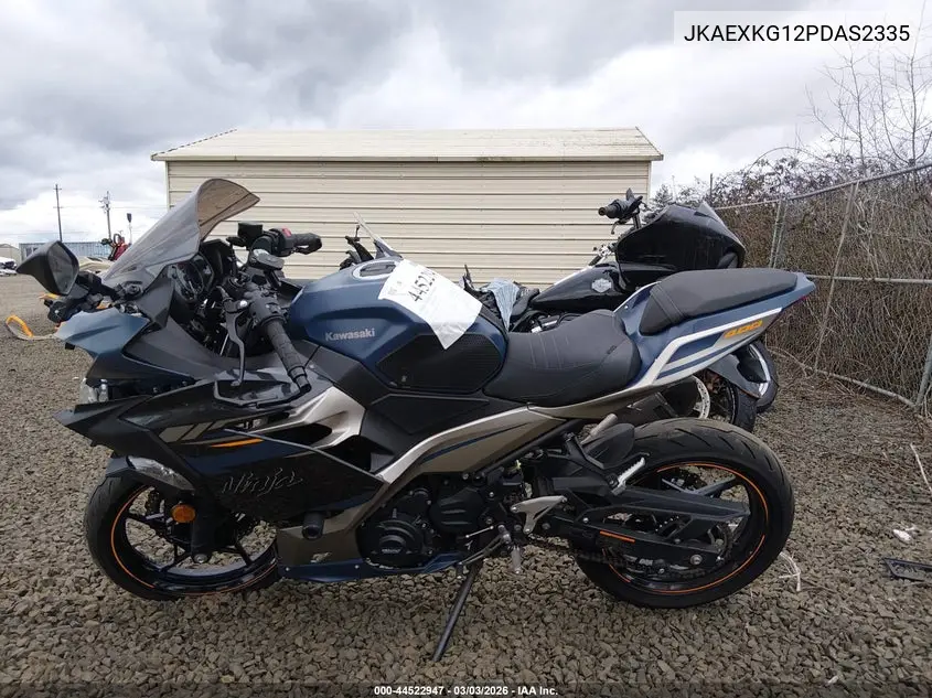 2023 Kawasaki Ex400 VIN: JKAEXKG12PDAS2335 Lot: 44522947